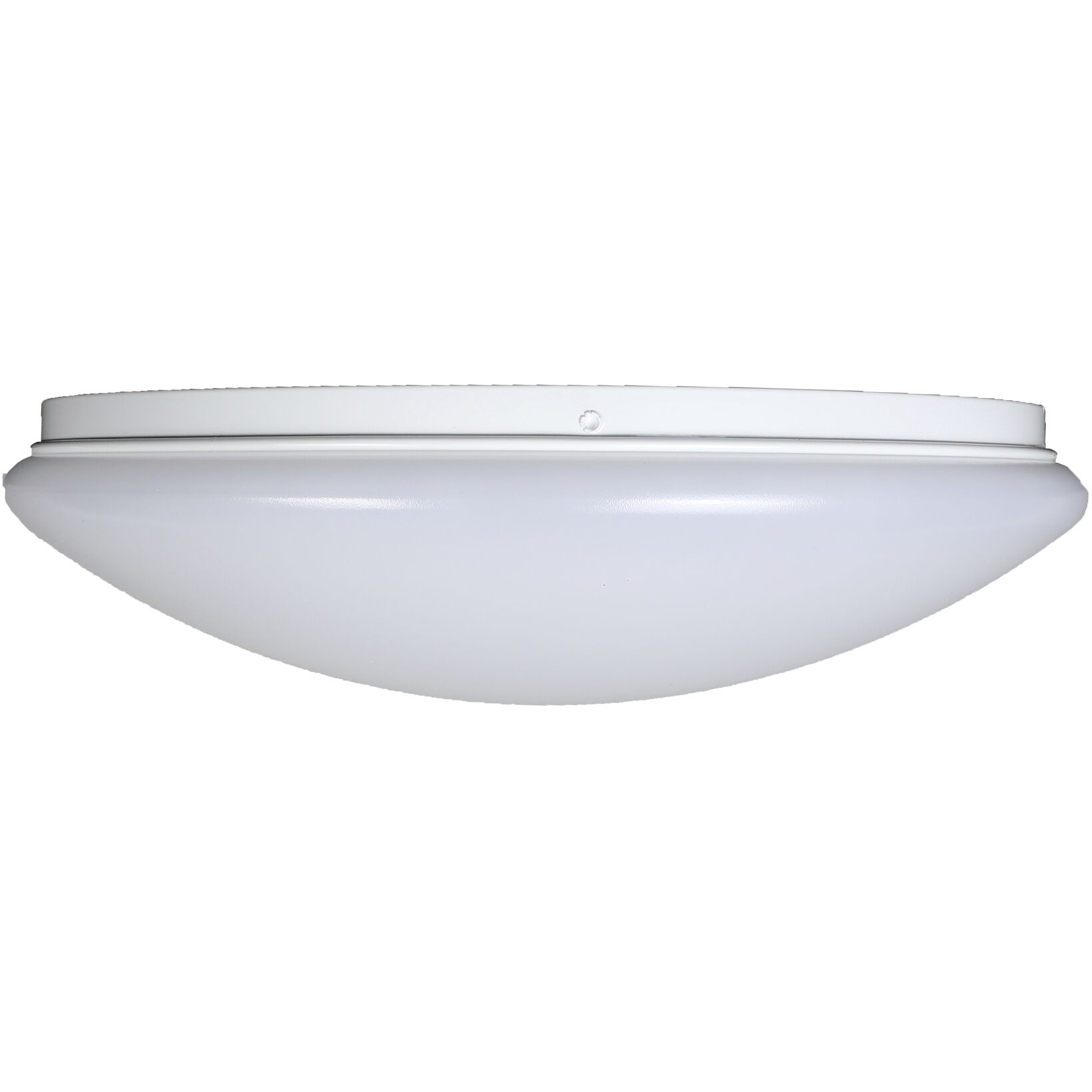 EnviroLite LED 13.75 inch White Puff Flush Mount Ceiling Light